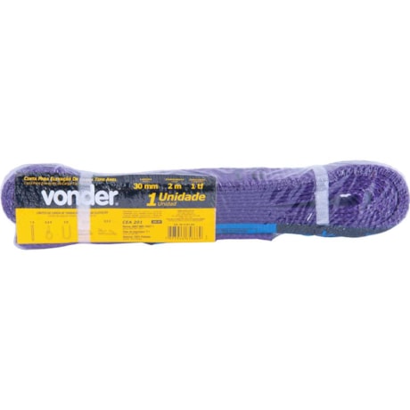Cinta Plana Sem Fim (tipo anel) para Elevação de Cargas 2,0 Metros 1 tf Violeta 8014201030 VONDER-1ba28f97-7e6e-41aa-a108-05fd65154d65