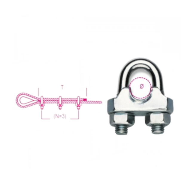 Clips para Cabo de Aço 8mm Ferro Galvanizado 8016FR ROBUR-7d67ab09-d2d0-4194-9125-75a9fe75a4b3