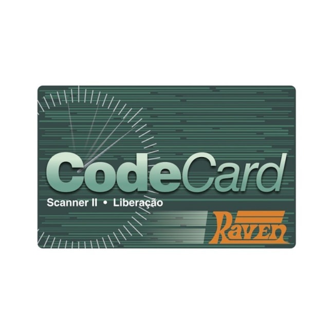 Codecard com 1 Liberação de Licença de Software para Scanners 108620-3 RAVEN-174215c5-a4f9-4bdc-9119-4653caa07c35