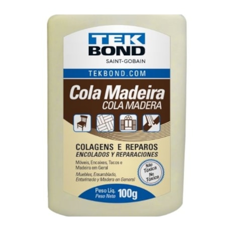 Cola de Madeira Colagens e Reparos 100GR 22911007000 TEKBOND-aadc5b95-a24a-4672-b695-c9d86fb6501f