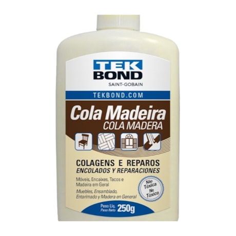 Cola de Madeira Colagens e Reparos 250GR 22911007100 TEKBOND-4d623bcb-aa2a-4303-ac67-582768c0eb6c