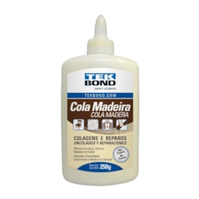 Cola de Madeira Colagens e Reparos 250GR 22911007100 TEKBOND