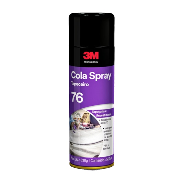 Cola em Spray para Tapeçaria Secagem Rápida SPRAY 76 3M-98868e6c-1871-4e14-b754-7a5d36c6be90