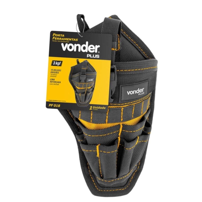 Coldre para Ferramentas com 18 Bolsos PF 018 VONDER-1ed918e9-3c0c-4fd8-be67-58aebbbb7e37