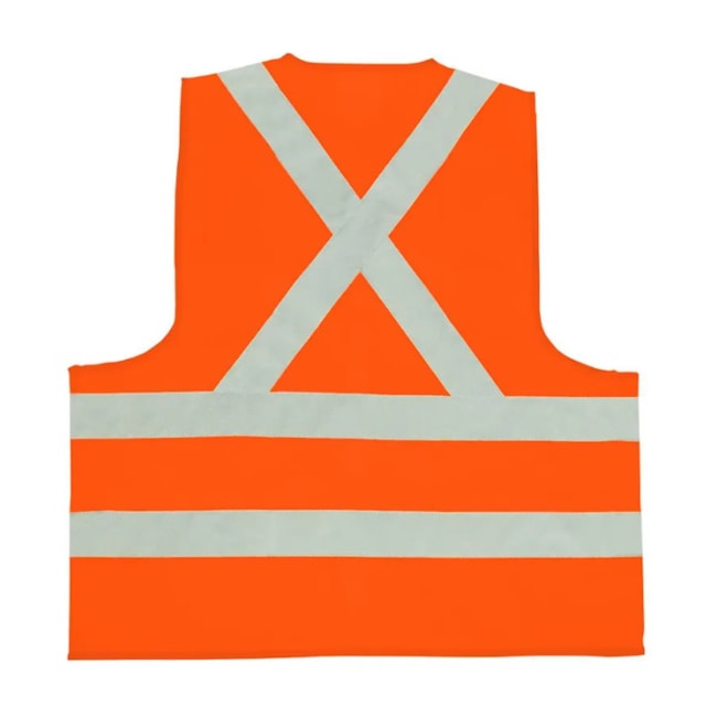 Colete Refletivo Laranja com Velcro Tamanho Único CG 04-2B CARBOGRAFITE-71a3e53a-099d-4358-95c2-44788530a474