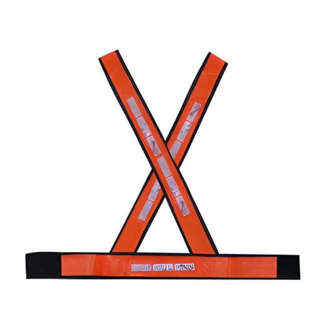 Colete Refletivo Tipo X Laranja Noturno 426 BRASCAMP-01572f56-0125-46c8-b65e-715b30c9b98e