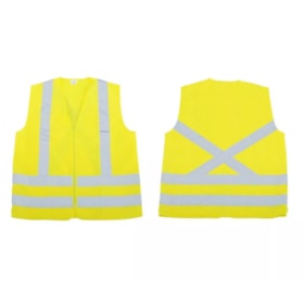 Colete Refletivo Verde com Velcro sem Bolso VIC71261 VICSA