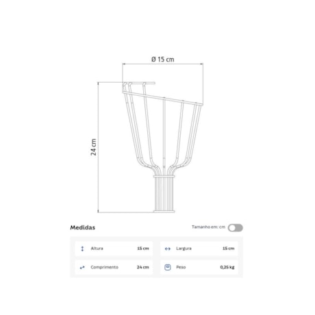 Colhedor de Frutas Médio Aço sem Cabo 77819151 TRAMONTINA-d4ce0c41-bc68-4822-94a6-41f4560e9b9c