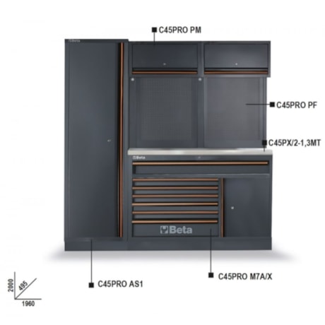 Combinação de Mobiliário Modular para Oficina C45PRO EX BETA-cd2444bc-1aa0-47bf-bef4-7c4ba3520c67