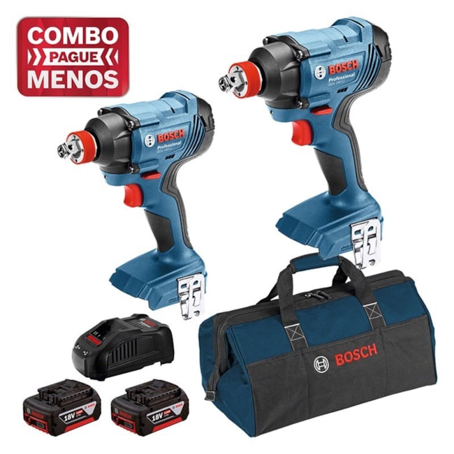 Combo 2 Chaves de Impacto à Bateria 18V GDX 180 LI BOSCH-2ae0648a-529f-426a-b351-e349b0275fe4