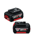 Combo Chave de Impacto 1/2" + 2 Baterias 18V 4.0Ah 1 Carregador Bivolt + Jogo de Bits e Soquetes + Bolsa de Nylon BOSCH