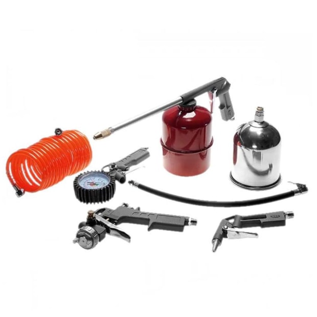 Combo de Compressor de Ar 15 Pés 175 Litros + Kit para Compressor PRESSURE-b5ea5b0a-547b-4163-aabd-1df012fc02b6