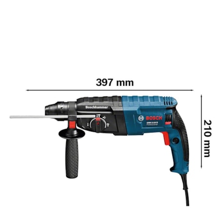 Combo de Martelo Perfurador Rompedor 820W GBH 2-24 D + Esmerilhadeira Angular 850W GWS 850 BOSCH-082e4ff5-1d30-4367-a21a-27af5e043e9b