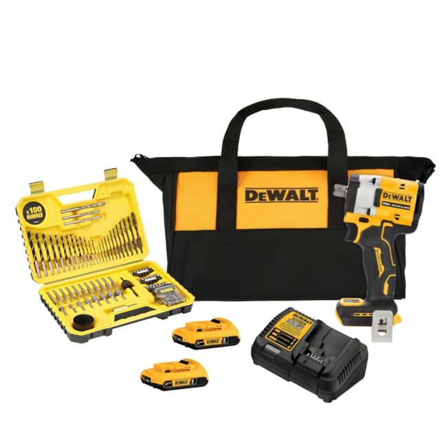 Combo DEWALT Chave de Impacto 1/2