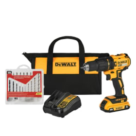 Combo DEWALT Furadeira Parafusadeira de Impacto 1/2