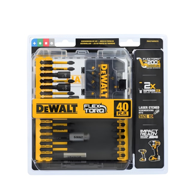 Combo DEWALT Instalação Rápida Brushless Furadeira Parafusadeira 1/2