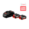 Combo Esmerilhadeira Angular 5" GWS 180-LI + Chave de Impacto 1/2" GDX 18V-200 + Bolsa + 2 Baterias 18V e Carregador 4.0AH BOSCH