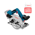 Combo Esmerilhadeira Angular 5" GWS 180-LI + Serra Circular 6.1/2" GKS 18V-57 + Bolsa + 2 Baterias 18V e Carregador 4.0AH BOSCH