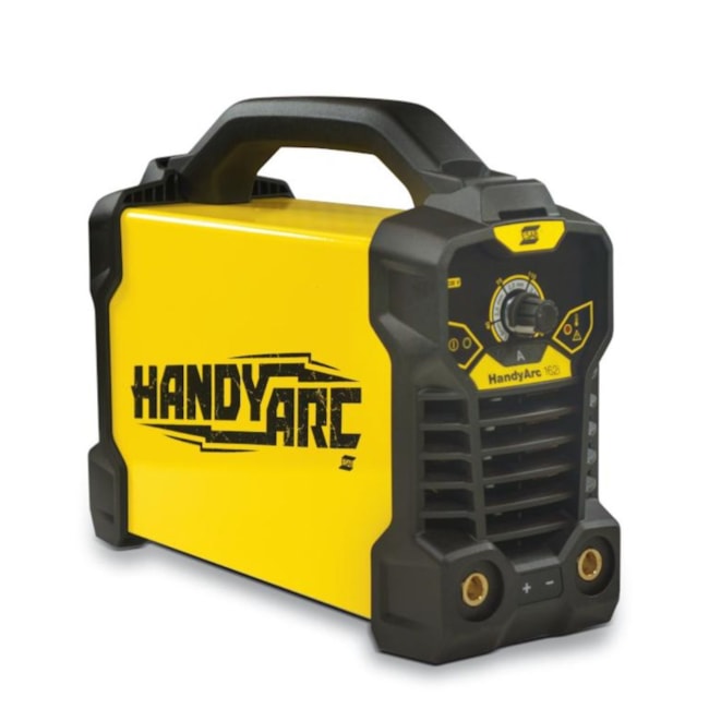 Combo Inversora de Solda ESAB HANDYARC 132I DV MMA 130A Monofásico 110V/220V com Luva Raspa 20cm Cabos e Touca de Soldador-e6d6bcaf-1152-4dd0-90d4-c709259fa434