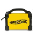 Combo Inversora de Solda ESAB HANDYARC 132I DV MMA 130A Monofásico 110V/220V com Luva Raspa 20cm Cabos e Touca de Soldador