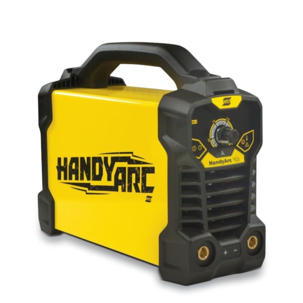 Combo Inversora de Solda ESAB HANDYARC 162 MMA 160A Monofásico 220V com Luva Raspa 20cm e Cabos-6baf162b-5284-40c4-8bd4-45577413c9f3