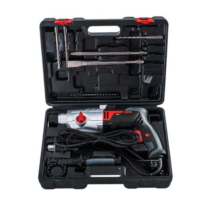 Combo Martelete Perfurador/Rompedor SDS Plus 750W + Maleta + Kit de Bits e Acessórios SKIL-0a2ee6c5-1fc3-4636-bc0b-ff759ab92659