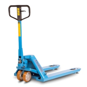 Combo Transpalete 525mm 2500Kg Simples Poliuretano + Kit de Rodas de Direção + Carga Simples Poliuretano e Vedação PALETRANS