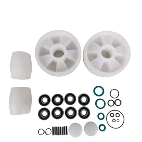 Combo Transpalete 680mm 2500Kg Simples Nylon + Kit de Rodas de Direção + Carga Simples Nylon e Vedação PALETRANS-a1ef7abe-63eb-4102-901a-fb75f7d55d3f