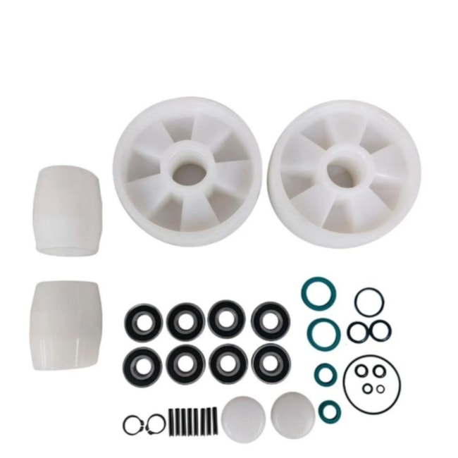 Combo Transpalete 680mm 2500Kg Simples Nylon + Kit de Rodas de Direção + Carga Simples Nylon e Vedação PALETRANS-7c6dabf6-99db-4188-8baf-6acbaa37f8ae