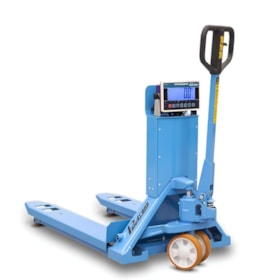 Combo Transpalete Balança 545mm 2000kg Simples Poliuretano + Kit de Rodas de Direção + Carga Simples Poliuretano e Vedação PALETRANS