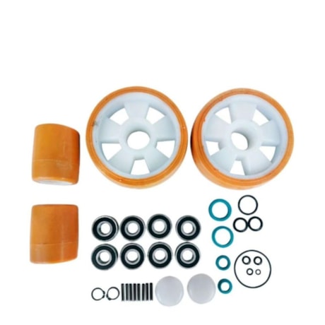 Combo Transpalete Manual 680mm 2.500Kg Tandem de Poliuretano + Kit de Rodas de Direção + Carga Tandem Poliuretano e Vedação PALETRANS-c7811ea8-9c4d-499c-9189-5a7544b862bc