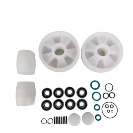 Combo Transpalete Manual 680mm 3.000Kg Tandem de Nylon + Kit de Rodas de Direção + Carga Tandem Nylon e Vedação PALETRANS-890ac972-1635-4b4d-8a19-c27fc574473d