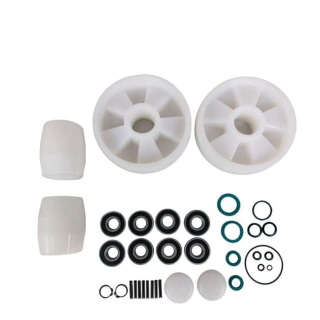 Combo Transpalete Manual 680mm 3.000Kg Tandem de Nylon + Kit de Rodas de Direção + Carga Tandem Nylon e Vedação PALETRANS-d8fb81bc-4209-4a47-973f-ea10b7f4c4d4