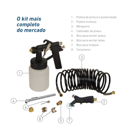 Compressor 5.3 PÉS de Ar Direto 50LBS com Acessórios JET MASTER V-dcee86e3-df5e-4140-b479-be4c4900f7e8