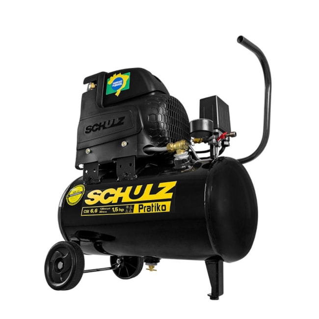 Compressor 6.6PÉS 20LTS Pratiko 120LBS Monofásico CSI-6,6/20L SCHULZ-225abf68-1ea5-40e5-83e7-ec8a0703027a