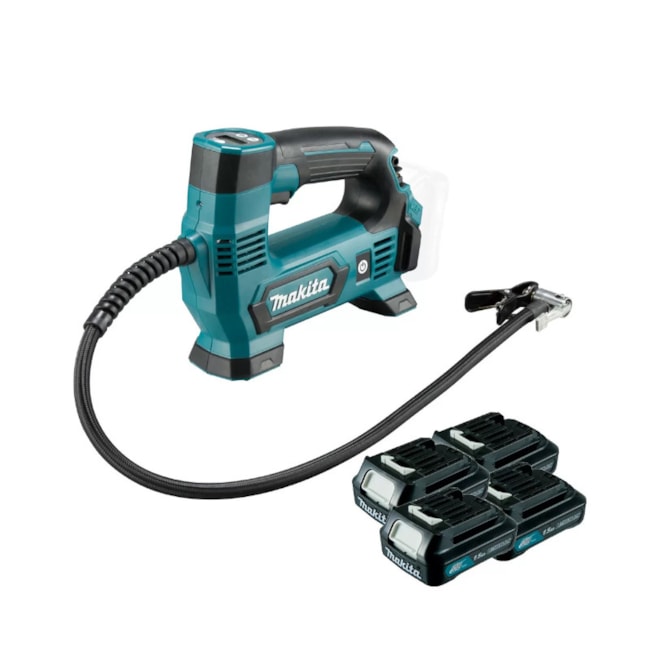 Compressor de Ar 12V 1.5Ah com 4 Baterias sem Carregador MP100DZ-4BAT MAKITA-cc6740a3-fcf3-4b4b-8d49-451eacea123e