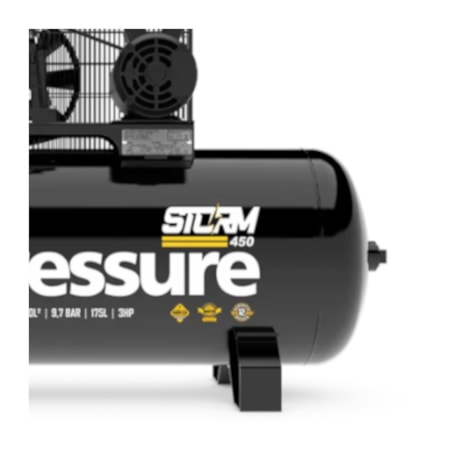 Compressor de Ar 15 Pés 175 Litros 140 Libras Monofásico Bivolt STORM 450 PRESSURE-3f3e6241-c7f8-4e16-852e-35775b24906c