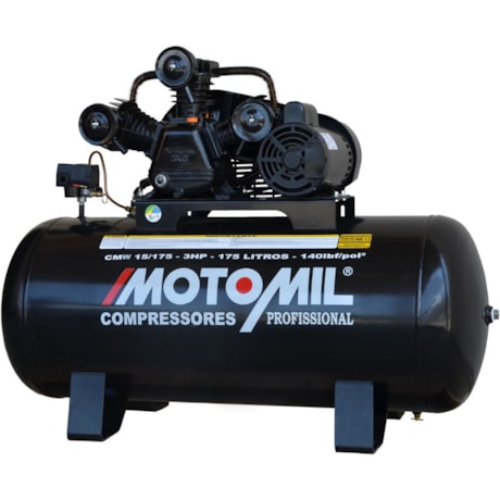 Compressor de Ar 15 Pés 175L 140Lbs Monofásico 220V CMW-15/175 MOTOMIL-84b3943a-9004-4b79-bf13-29f8131c751f