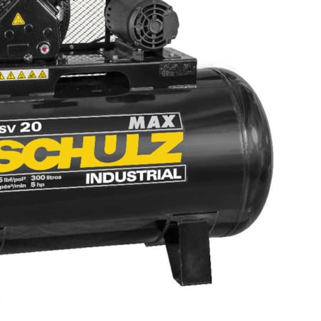 Compressor de Ar 20 Pés 175 Psi 220/380V Trifásico 300 Litros MSV20MAX/300 MTA SCHULZ-1d538c5d-a0df-4f37-89b3-895fe9896f06