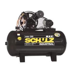 Compressor de Ar 20 Pés 175 Psi 220/380V Trifásico 300 Litros MSV20MAX/300 MTA SCHULZ