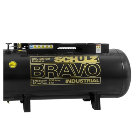 Compressor de Ar 20 Pés 200 LTS 140 LBS Progas Gasolina 8HP CSL20/200 SCHULZ-a6b7803e-02c5-4284-877d-20b795ac3ed7