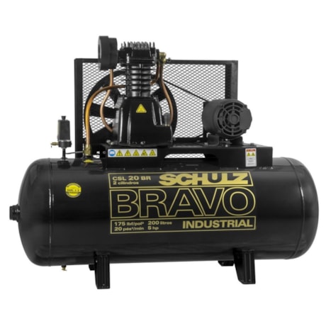 Compressor de Ar 20 Pés 200 LTS 140 LBS Progas Gasolina 8HP CSL20/200 SCHULZ