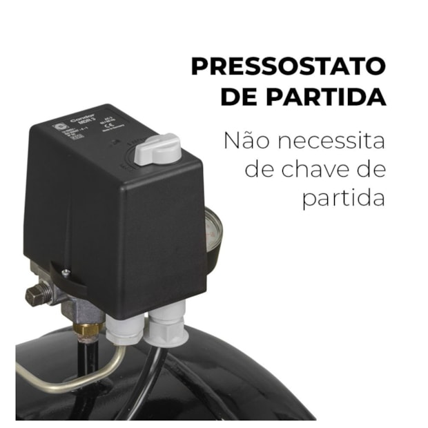 Compressor de Ar 20 Pés 200 LTS 175 LBS Trifásico 200V/380V Audaz MCSV 20/200 SCHULZ-7e7abbab-4e7c-4a74-b6bd-23eebc6375c3