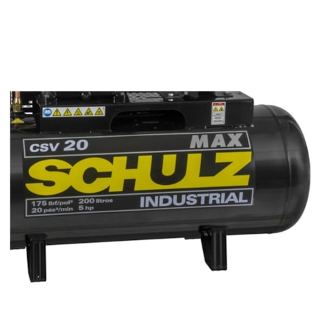 Compressor de Ar 20 Pés 200 LTS 175 LBS Trifásico 220V Max CSV20MAX/200L-42ae8278-bfbe-4ccd-90df-1c3f60b579db