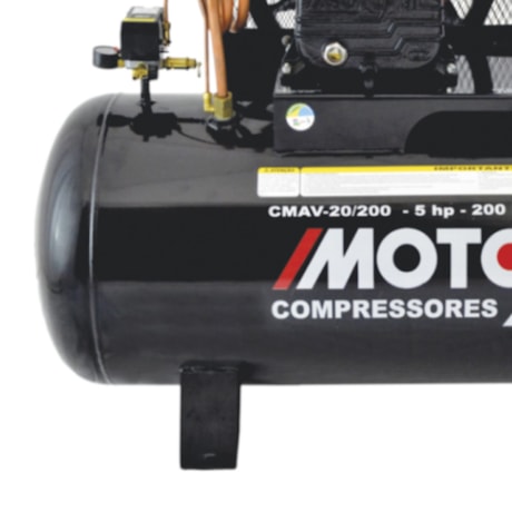 Compressor de Ar 20 Pés 200Lts 175Lbs 220V Trifásico CMAV-20/200 MOTOMIL-3042642d-a5f2-4815-8685-eef37d6d1261