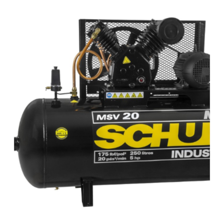 Compressor de Ar 20 Pés 250 Litros Trifásico 220/380/440/760V MSV20MAX/250 SCHULZ-a54941fb-1dd3-4815-8548-d043ac901d7e