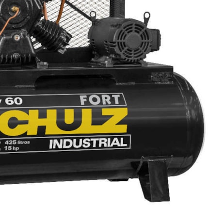Compressor de Ar 60 Pés 175 PSI 425 Litros Aberto 220/380V Trifásico MSWV60FORT/425I MTA SCHULZ-e037492e-b244-49a3-908c-bc288243ba85