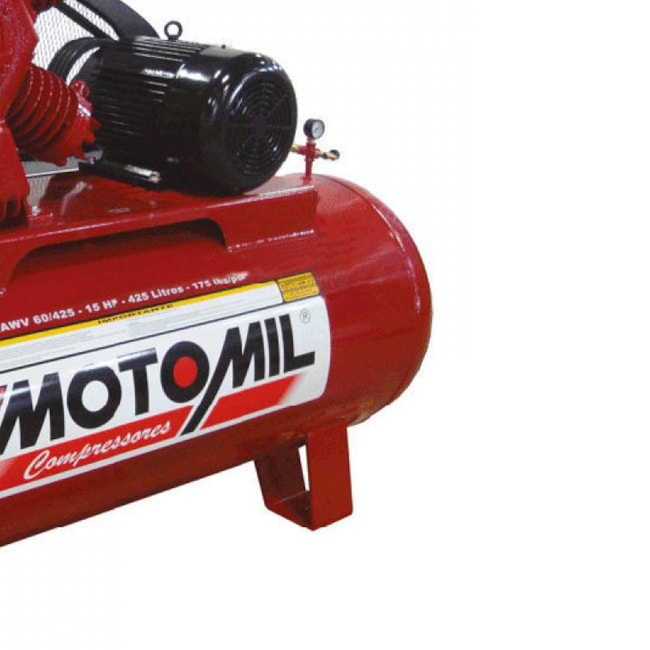 Compressor de Ar 60 Pés 425Lts 175Lbs Trifásico 220/380V MAWV-60/425I MOTOMIL-794f1702-1faa-4063-b2ac-261da8a45ffd