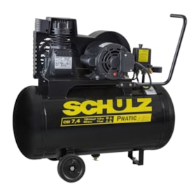 Compressor de Ar 7.4 Pés 125lbs 50 Litros com Rodas Monofásico CSI7.4/50 SCHULZ