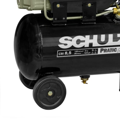 Compressor de Ar 8,5 Pés 25 Litros 2HP Monofásico CSI8.5/25 SCHULZ-8b85c4a7-1af4-4411-8b3f-60984a4b8fb8